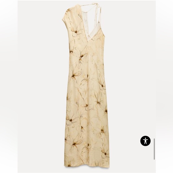 Zara Long Printed Dress ZW Collection NWT - Picture 9 of 12